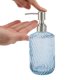 thumbnail image 3 of Bargains Únicos 1 Pc Dispensador de Jabón con Líneas de Sarga para Baño 450ml Azul Claro, 3 of 6