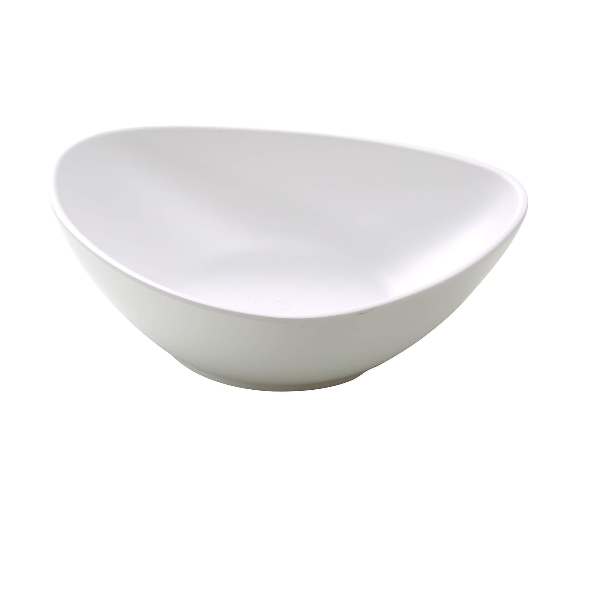 Plato Triangular Para Pasta Yanco Moderne Mo-211, Melamina, 1,8 L, Blanco