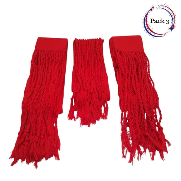 Pack 3 Fajas Traje Huaso Colores Fiestas Patrias Viva Chile 8x200cm