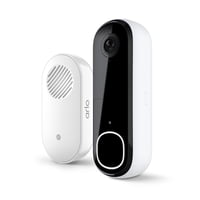 Timbre Con Vídeo Arlo 2K 2Nd Gen Y Chime 2 Con Cámara Hd, Color Blanco