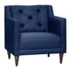 thumbnail image 2 of Poltrona Conrad Tela Poliester Azul, 2 of 6