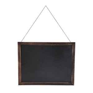 Magideal - Pizarra Pequeña Para Colgar En La Pared, Pizarra Para Mensajes, Menú Rectangular, Tablero De Exhibición De Señal Diy Para Decoración De Pared, Cocina,