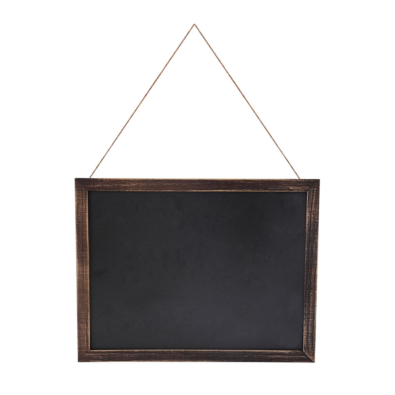 Magideal - Pizarra Pequeña Para Colgar En La Pared, Pizarra Para Mensajes, Menú Rectangular, Tablero De Exhibición De Señal Diy Para Decoración De Pared, Cocina,