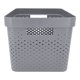 thumbnail image 2 of Cesta Almacenamiento 17L plastico, Gris 1 un, 2 of 3
