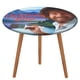 thumbnail image 1 of Bob Ross: La alegría de pintar-theme Fitted Round Tablecloths Elastic Edged Table Covers Waterproof Table Cloth for Kitchen Holiday Party Tables Decor 150cm, 1 of 6