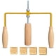 thumbnail image 1 of Herramienta para boca de taza y maceta HWQBany de madera con grosor ajustable, 1 of 4