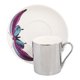 thumbnail image 1 of Taza Café con Plato Reflejo Morado 2 Piezas, 1 of 5