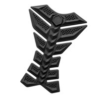 Magideal - Calcomanía Protectora Para Tanque De De Motocicleta, 3D, Fácil De Instalar, Duradera, Decorativa, Accesorio Esencial, Calcomanía De Espina De Negro