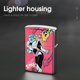 thumbnail image 4 of Battle Kitty-theme Copper Metal Lighter Shell, Premium Replacement Refillable Lighter Case with Durable Metal Construction, Compatible with Zippo and Most Standard Lighter Models, 4 of 6