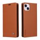 thumbnail image 2 of Funda Billetera de Cuero para iPhone 15 Plus con Tarjetero y Soporte - Tapa Magnética Marrón, 2 of 6
