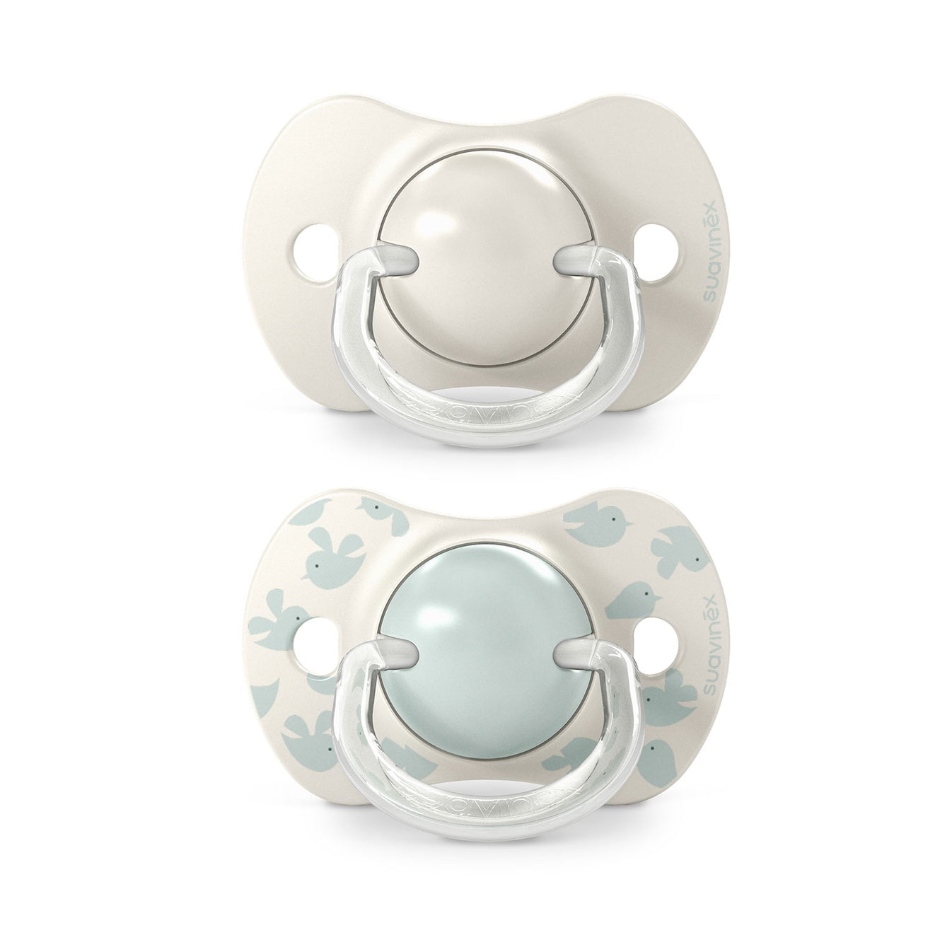 Suavinex - Chupete 6-18 Meses Fisiologico Silicona Birdies Verde