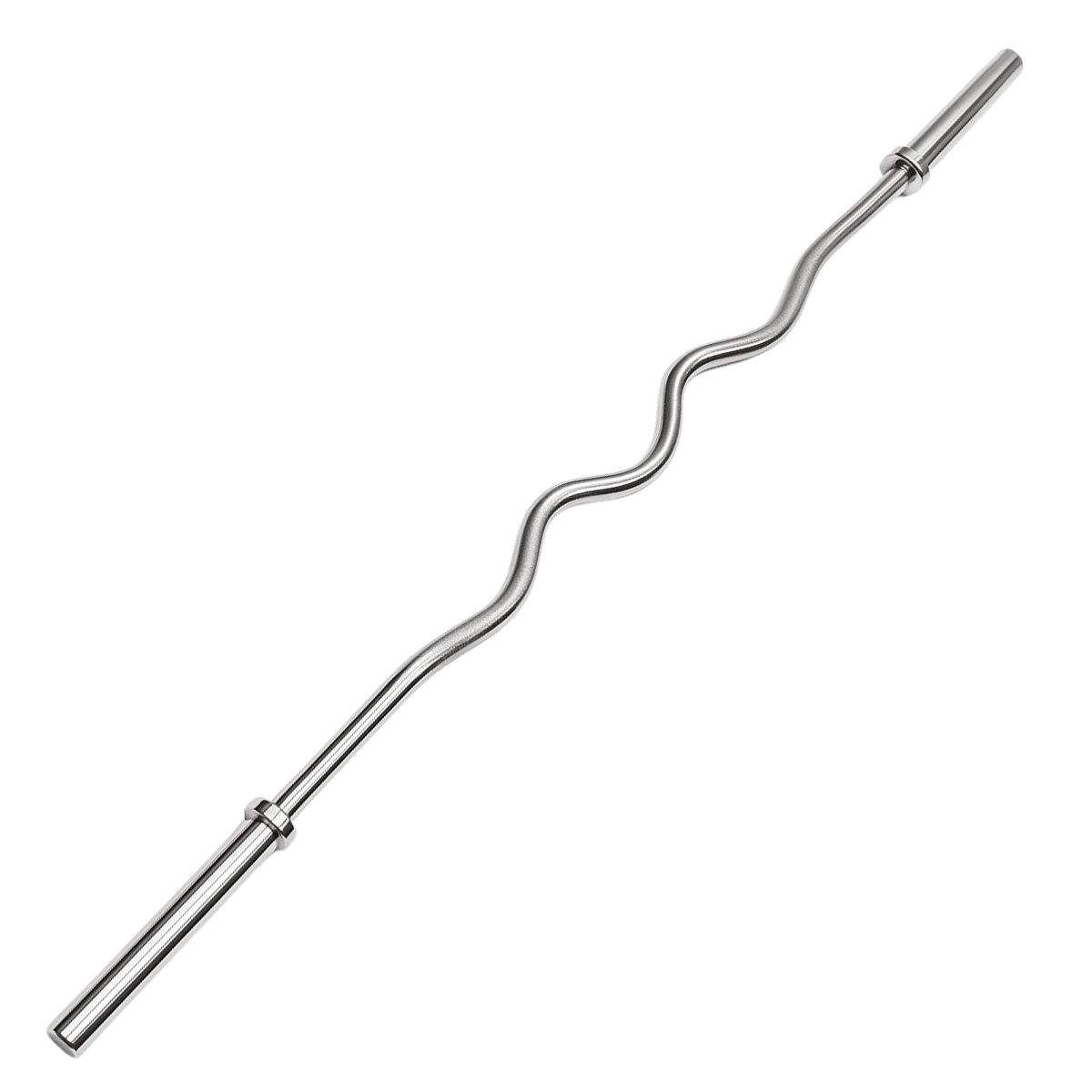 Linea Sport - Barra Preolímpica Tipo W De 120 Cm En Acero Cromado