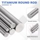 thumbnail image 3 of Uxcell 4 Pcs Varilla Redonda de Titanio, 0.1" Diámetro (2.5mm) 8" Longitud GR5 Barra Redonda de Metal Sólido TC4 para Aviones Modelo Coches Barco Manualidades DIY, 3 of 7