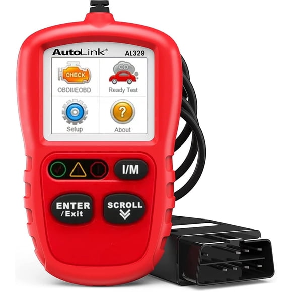 Escáner lector de códigos OBDII Autel Autolink AL329 (AL319 mejorado)