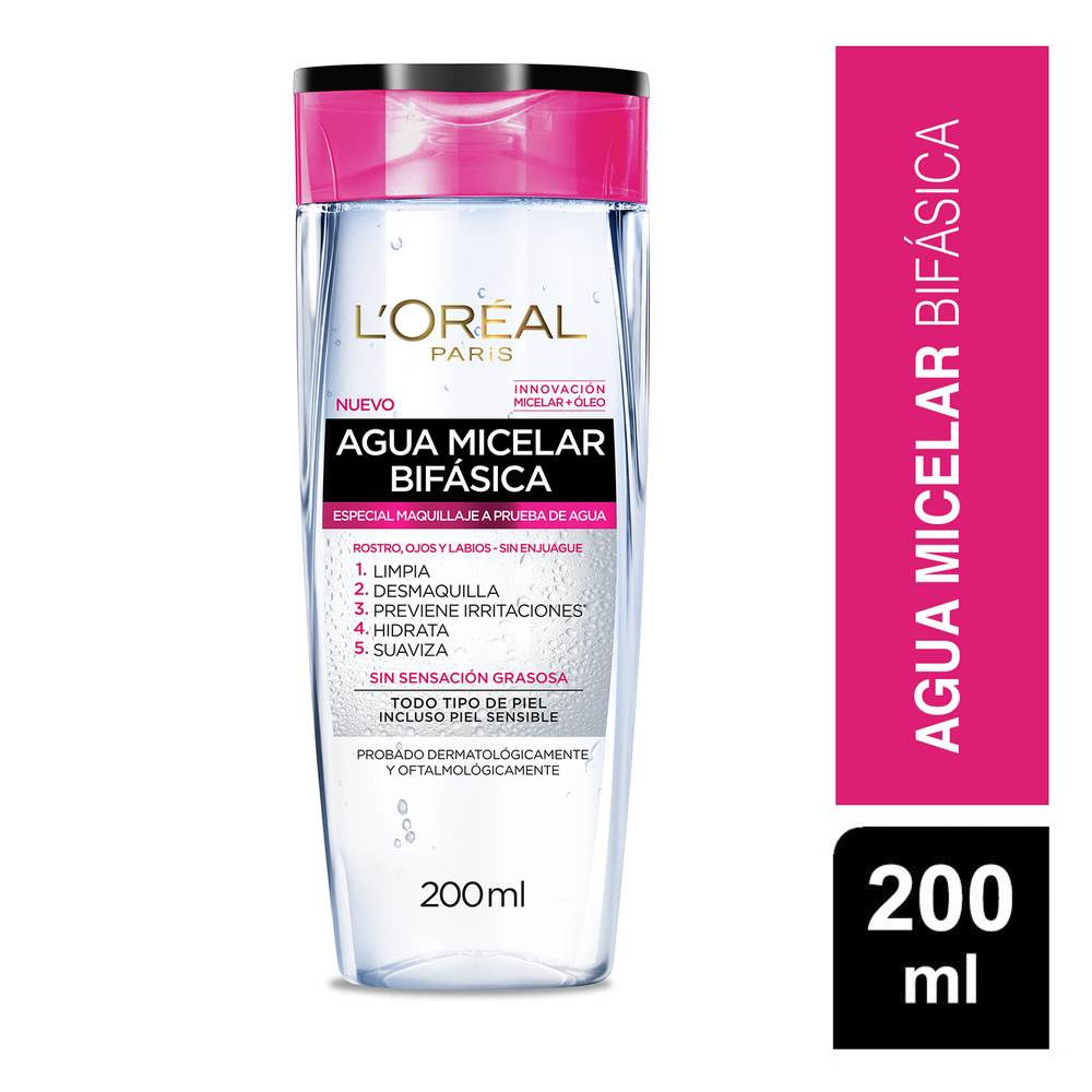 L'Oréal Dermo Expertise - Agua Micelar Para Piel Mixta.