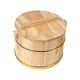 thumbnail image 3 of Cubo De Arroz Humeante De Madera Duradero Con Tapa Para Aperitivo De Restaurante Casero 16cmx16cmx11cm, 3 of 3