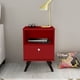 thumbnail image 2 of Velador 1 Cajón Retro Rojo, 2 of 3