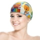 thumbnail image 5 of Fideo y amigos Gorro de Natación de Licra, Gorro de Baño de Tela Cómoda, Gorro Elástico Antideslizante para Hombres, Mujeres y Niños, 5 of 6
