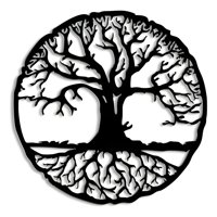 Genérico - Cuadro Árbol De La Vida 48 Cm Mdf