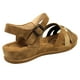thumbnail image 4 of Sandalias Baja Mujer con Hebilla para Verano 12363 Café, 4 of 5