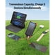 thumbnail image 4 of Power Bank Uukto 45800mAh Cargador Solar con 3 Cables y LED, 4 of 7