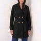 thumbnail image 3 of Abrigo Trench Mujer Cotelé Con Botones, 3 of 9