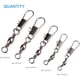 thumbnail image 4 of 200 piezas de accesorios de pesca giratorios a presión de barril, equipo de pesca de primera calidad con conectores giratorios con rodamientos de bolas para señuelos de pesca de conexión rápida, 4 of 7