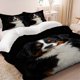 thumbnail image 1 of 3pcs Bernese Mountain Dog Themed Bedding Set Duvet Cover and Pillowcase Set Soft and Comfortable, 1 of 5