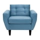 thumbnail image 1 of Sofa Bote 1c Felpa 00 Azul Petroleo, 1 of 6