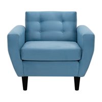 Bodevir - Sofa Bote 1C Felpa 00 Azul Petroleo