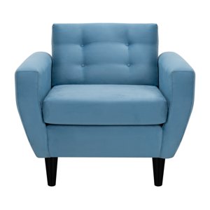 Bodevir - Sofa Bote 1C Felpa 00 Azul Petroleo