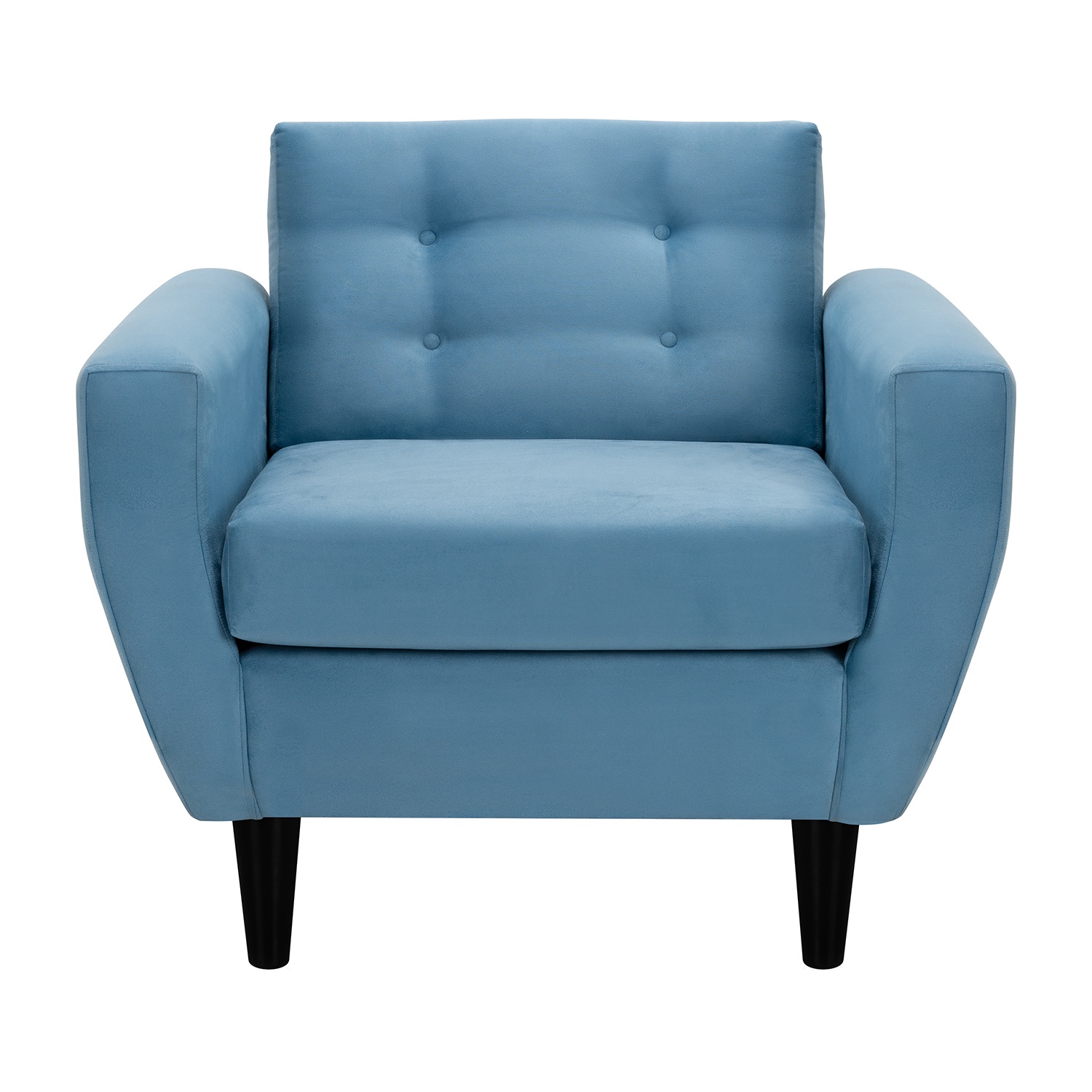 Bodevir - Sofa Bote 1C Felpa 00 Azul Petroleo