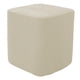 thumbnail image 1 of Reposapiés Cuadrado Cubiertas Otomanas Reposapiés Decorativo Funda Blanca Leche, 1 of 5
