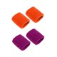 thumbnail image 1 of 2 Pares De Mu?equeras Deportivas Unisex De Algodón Naranja Morado Oscuro, 1 of 5