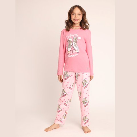 Mon Amour - Pijama Algodón Estampado Patines 261604P - 4