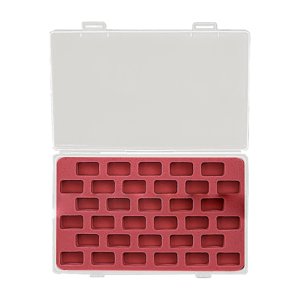 Bothyi - Caja De Bobinas Contenedor De Bobinas Organizador De Bobinas Caja De Carretes De Bobinas De Fácil Acceso 33 Rejillas