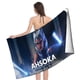 thumbnail image 4 of Ahsoka Tano Toalla de playa de secado rápido con diseño temático, regalo para mujeres y niñas, ideal para cumpleaños, fans, amantes de la música, uso en la playa o al aire libre, 78 × 150 cm, 4 of 6