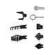 thumbnail image 3 of Máquina Limpiadora de Desagües, Cabezal de Corte Combinado para Trabajos de Dragado, Cabezal de Corte, Desatascador de Inodoro, Limpiador de Desagües, Negro 8 piezas, 3 of 5