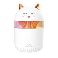 Magideal - Humidificadores De Niebla Fría Portátiles De 300 Ml - Humidificador De Escritorio Usb Para Plantas, Oficina, Automóvil, Habitación De Bebé Blanco