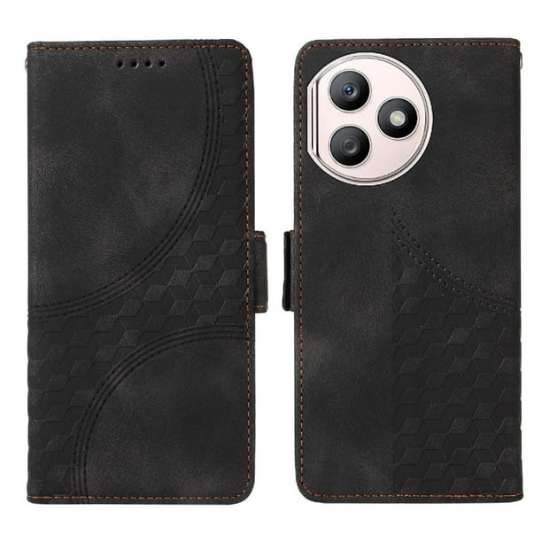 Carcasa FOXDOCK Honor 90 Lite de cuero PU, diseño acolchado clásico, protección contra caídas y rayones