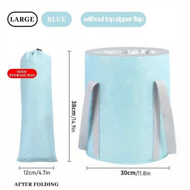 Relax and Refresh Anywhere with our Collapsible Foot Bath Basin - Portable, Washable, and Stylish! Perfect for Traveling, Camping, and Outdoor Activities. Available in Pink, Blue, and Grey. Best Gifts