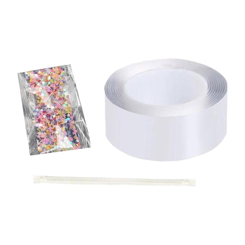 Magideal - Cinta Adhesiva De Doble Cara Para Hacer Burbujas, Relajante, Interesante, Impermeable, Color Transparente. 1Mmx3Cmx5M