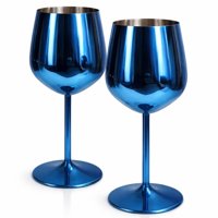 Byb Home - Copa Azul 350Ml Pte De 2 Pcs