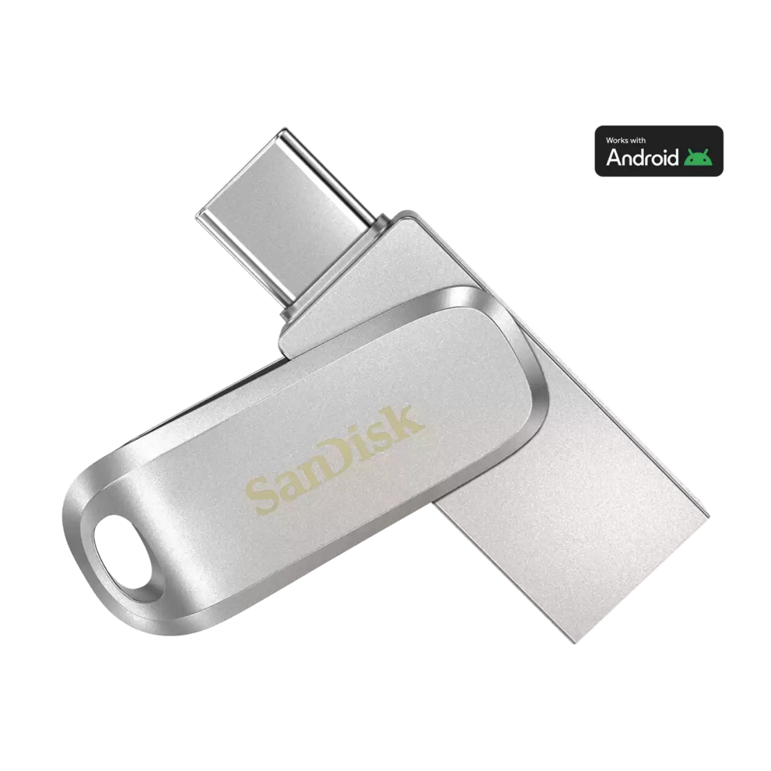 Pendrive Sandisk Ultra Dual Drive Luxe 512Gb Plata