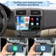 thumbnail image 3 of Radio de coche Mnasico 10,1" CarPlay y Android Auto inalámbricos, 3 of 9