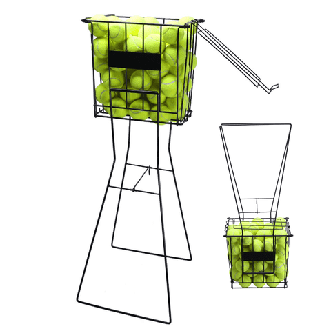 Telotenemos - Canasto 72 Pelotas De Tenis O Pádel Ajustable Recoge Pelotas