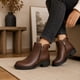 thumbnail image 2 of Botin Palm Cuero Liso Café, 2 of 6