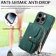 thumbnail image 2 of Funda Tipo Cartera con Correa Cruzada para iPhone 14 Pro Max Protección Contra Golpes Verde, 2 of 5