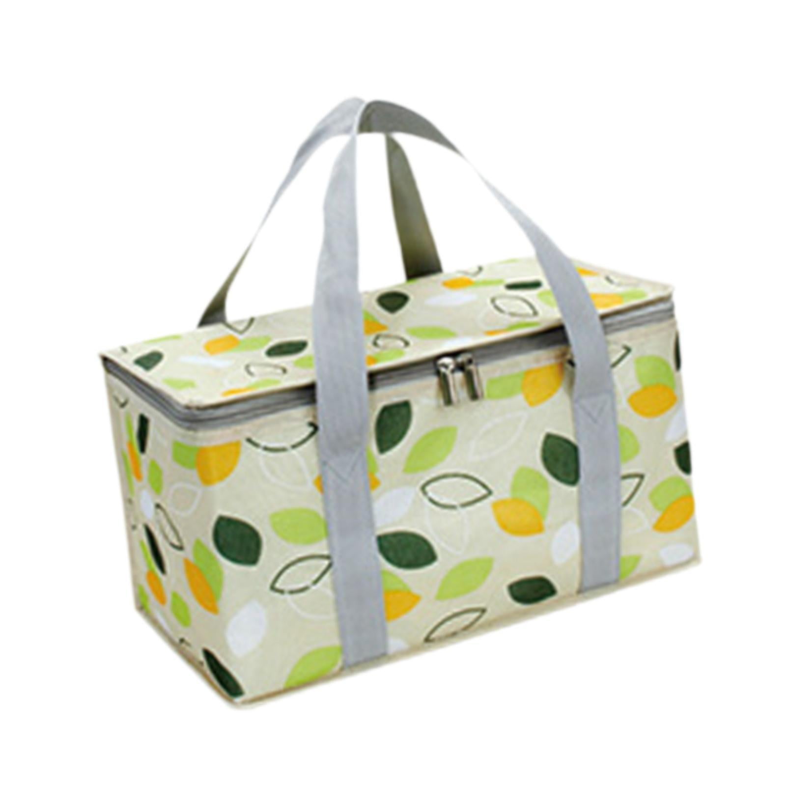 Magideal - Bolso De Comestibles Con Aislamiento Bolso De Bolso De Comestibles Con Mango Bolso De Entrega De Comida Portátil Para Hacer Compras De Picnic Barra De