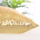thumbnail image 5 of Fundas de Cojín Decorativas con Lentejuelas PiccoCasa, Fundas de Almohada de 16"x16" para Fiesta Tono Dorado Pálido, 5 of 7